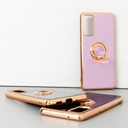 Samsung Galaxy S20 FE / Forro Galvanizado con Anillo