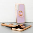 Samsung Galaxy S21 4G / S21 5G / Forro Galvanizado con Anillo