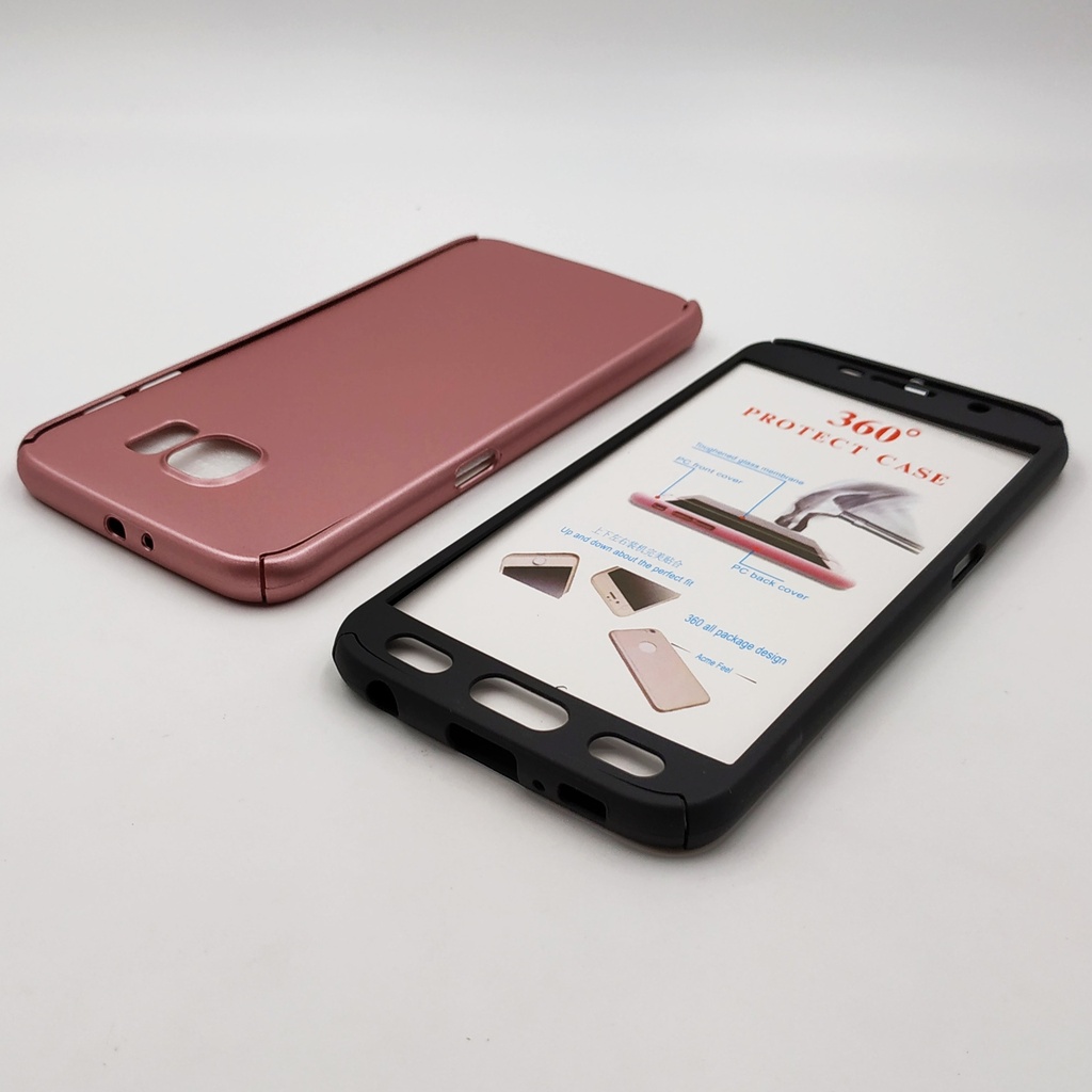 Samsung Galaxy S6 Negro / Forro 360 mas Vidrio Negro