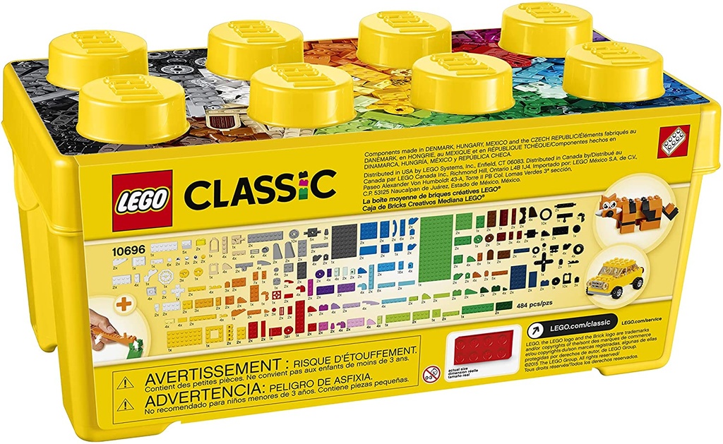 Lego 484 Piezas Classic modelo 10696