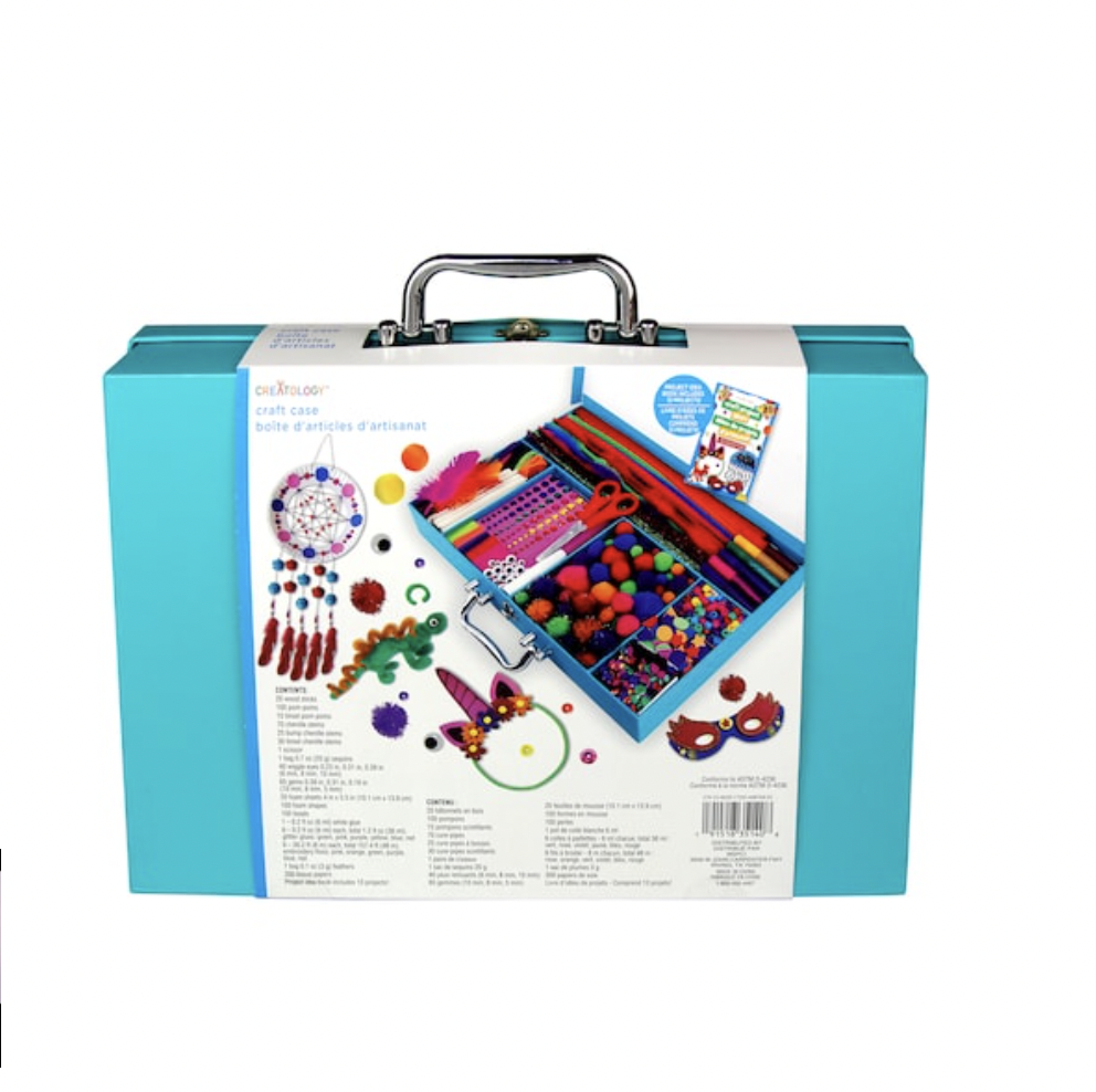 Maleta de Manualidades y Artesania Marca Creatology 901 Piezas