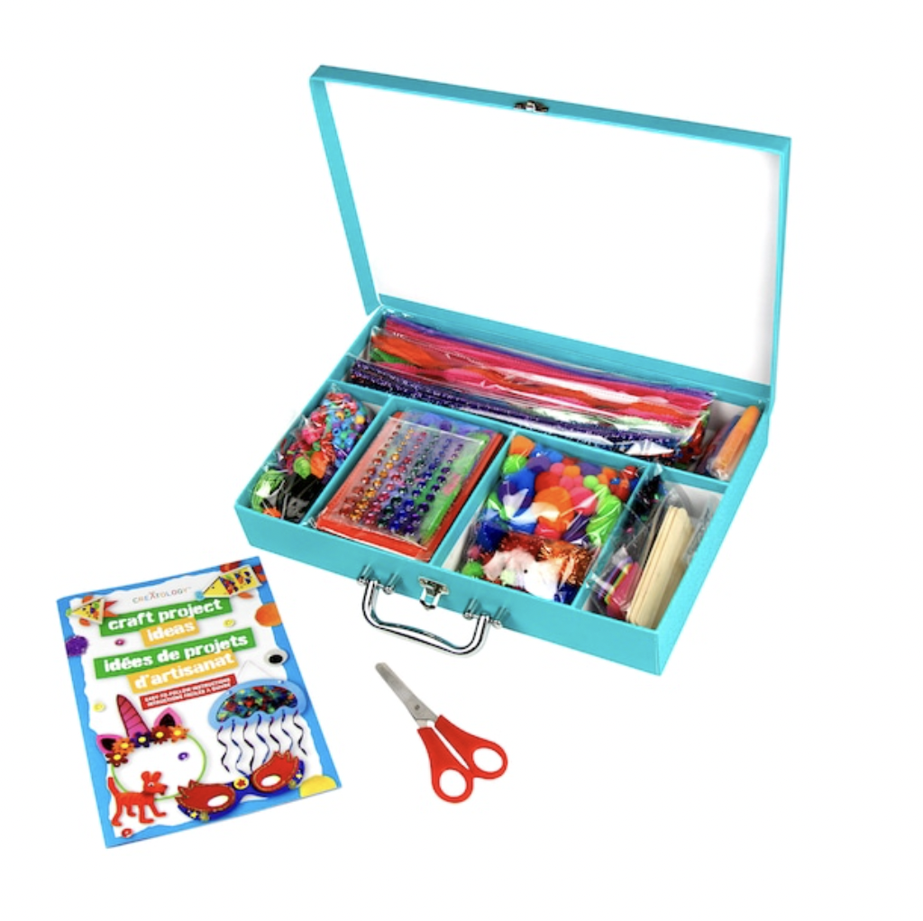 Maleta de Manualidades y Artesania Marca Creatology 901 Piezas