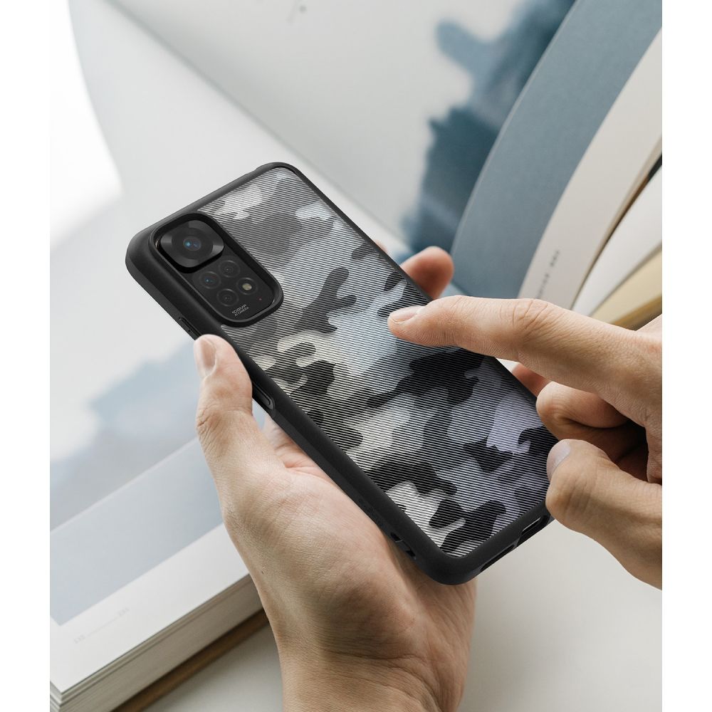 Forro Antigolpes Ringke Fusion Xiaomi Redmi Note 11 / Note 11S 4G Camuflaje
