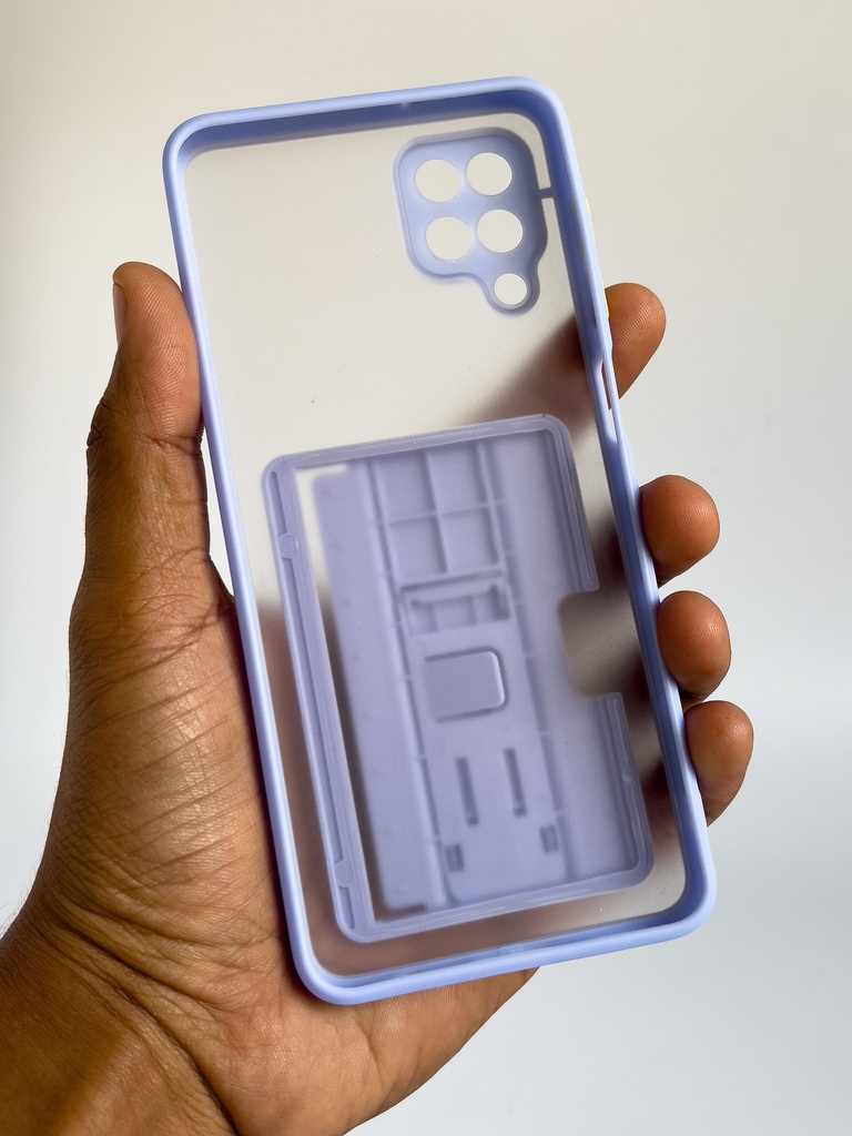Samsung Galaxy A12 / Galaxy F12 / Forro Tarjetero Transparente