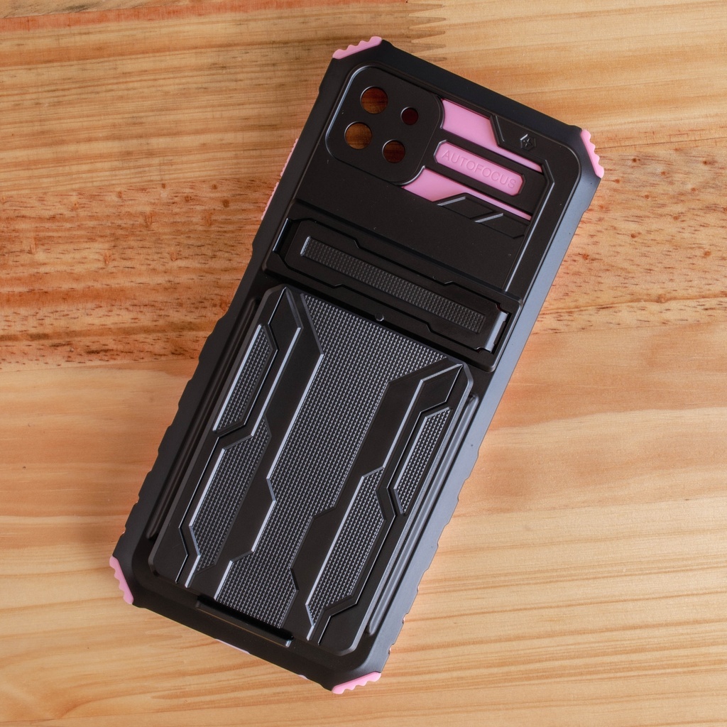 Samsung Galaxy A22 5G / Forro Tarjetero con Stand