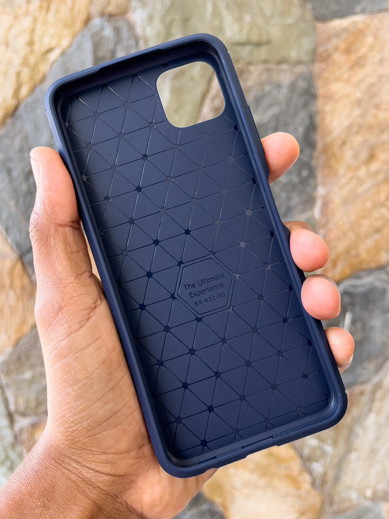 Samsung Galaxy A22 5G / Forro Fibra de Carbono