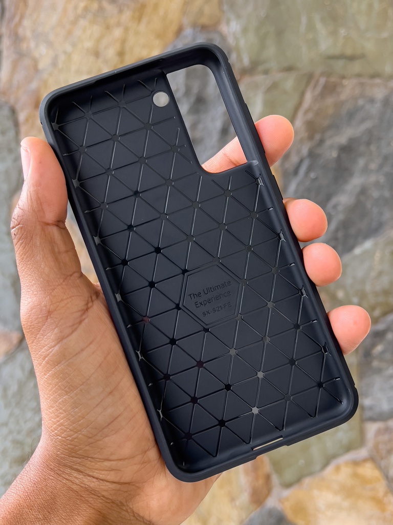 Samsung Galaxy S21 FE / Forro Fibra de Carbono