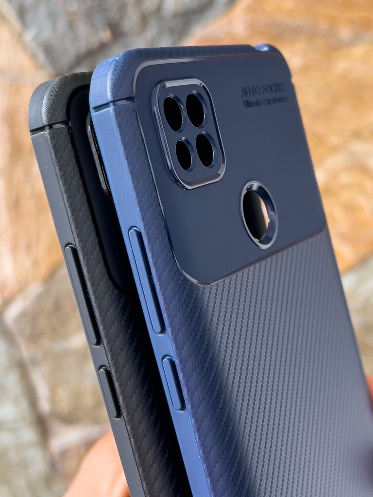 Xiaomi Redmi 10A / Forro Fibra de Carbono