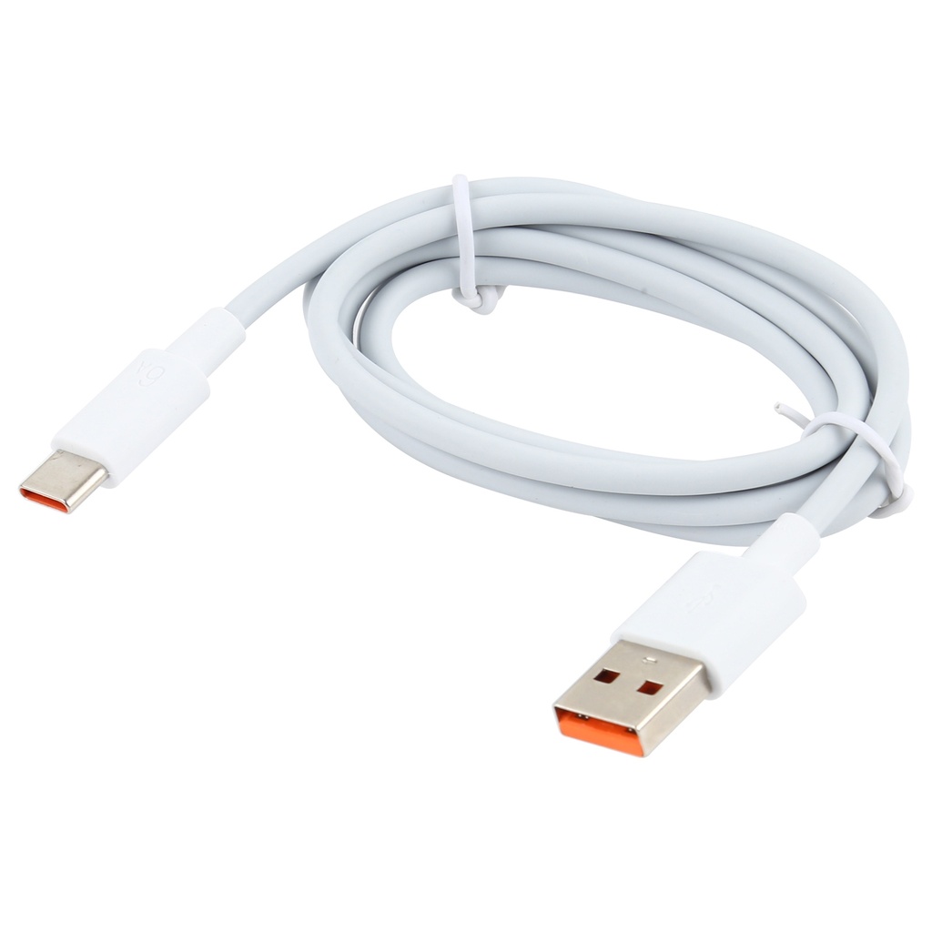 Cable 6,0 Amp Usb 3.0 Usb TIPO C Color Blanco / 2 Metros