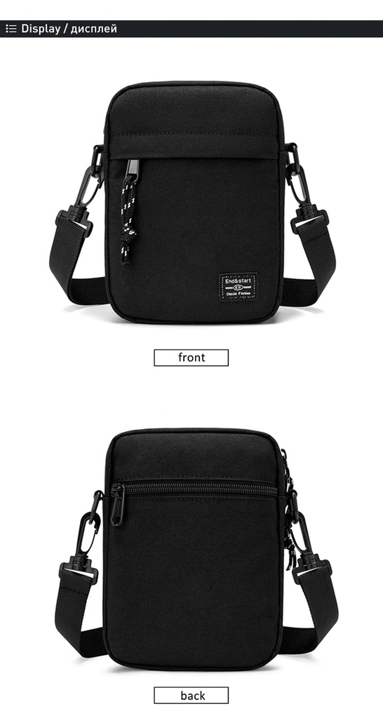 Bolso Cruzado Unisex Modelo 2026