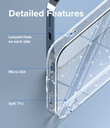 Iphone 13 Pro / Forro Ringke Air / Transparente Escarchado