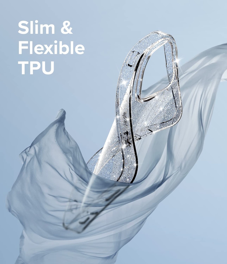 Iphone 13 Pro / Forro Ringke Air / Transparente Escarchado
