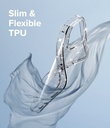 Iphone 13 Pro / Forro Ringke Air / Transparente Escarchado