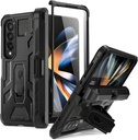 Samsung Galaxy Z Fold 4 / Forro Poetic Spartan / Negro