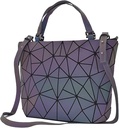 Bolso Dama Geometrico Tornasol con Porta Cosméticos..