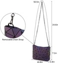 Bolso de Dama Geometrico Tornasol Mediano