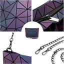 Bolso de Dama Geometrico Tornasol Mediano