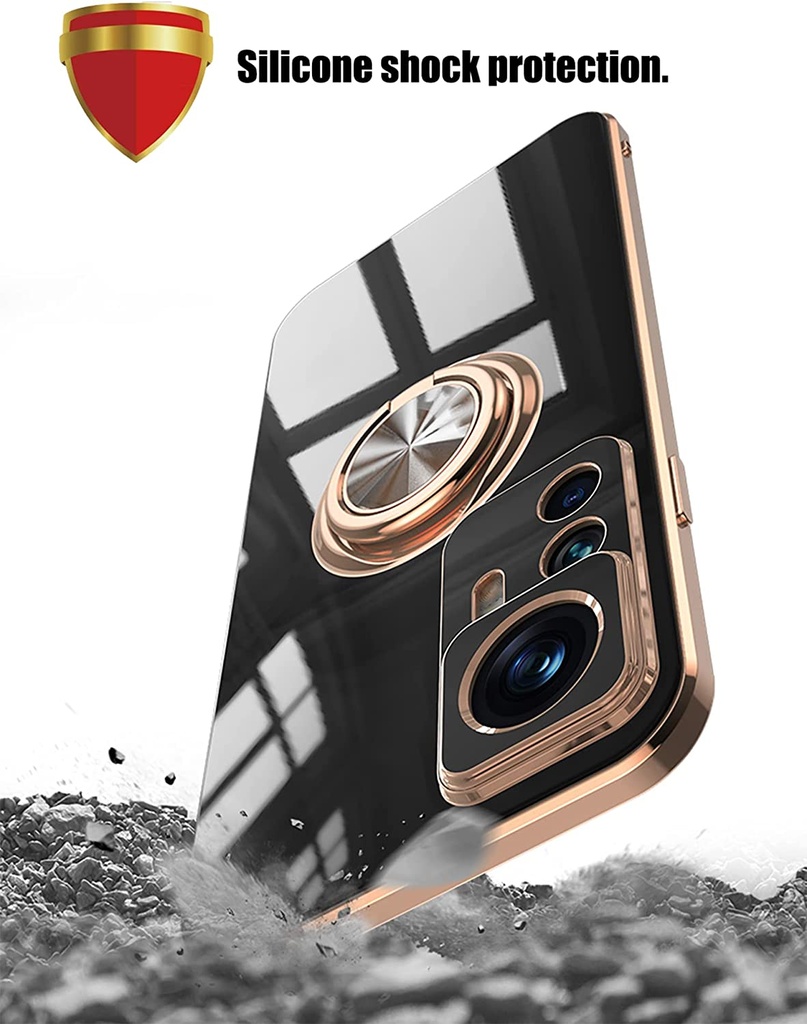 Xiaomi Mi 12T / 12T Pro / Forro Galvanizado con Anillo