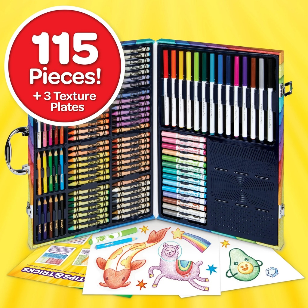 Maleta De Colores Crayola 115 Pcs