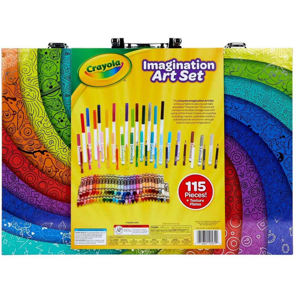 Maleta De Colores Crayola 115 Pcs
