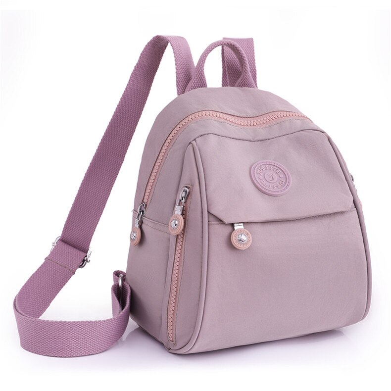 Bolso de Espalda Vertical de Tela para Dama Modelo 0650