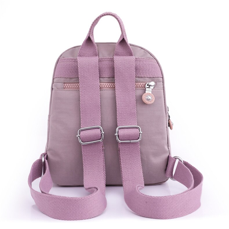 Bolso de Espalda Vertical de Tela para Dama Modelo 0650