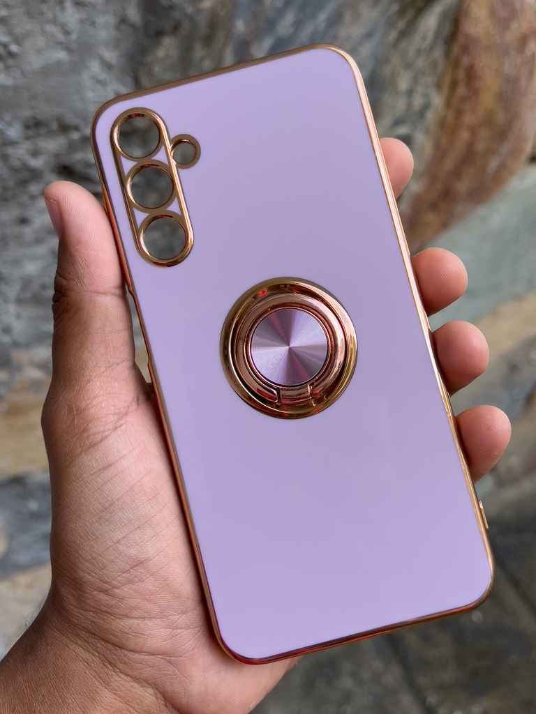 Samsung Galaxy A24 4G / Forro Galvanizado con Anillo