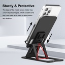 Base Stand Plastica Retraible para Telefono y Tableta / Haweel