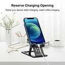 Base Stand Plastica Retraible para Telefono y Tableta / Haweel