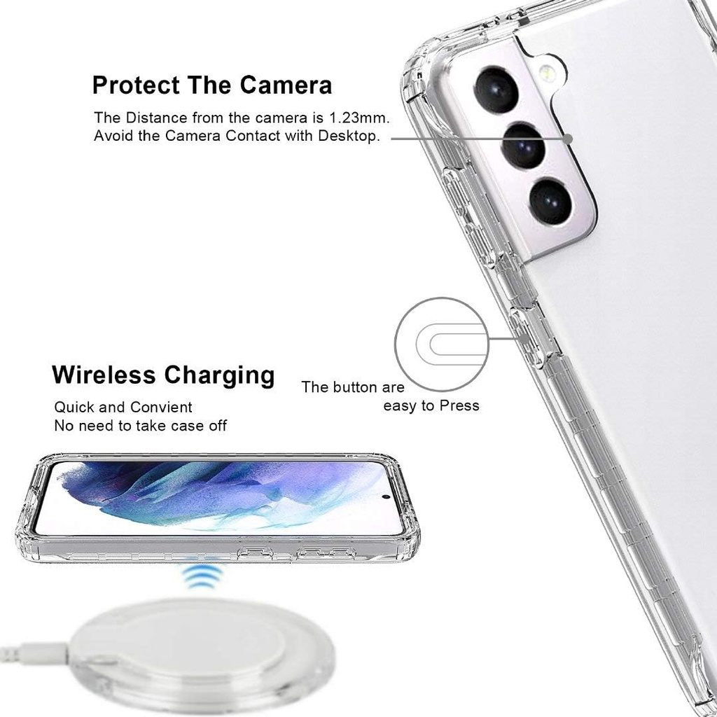 Samsung Galaxy S21 FE 5G / Forro 360 Transparente
