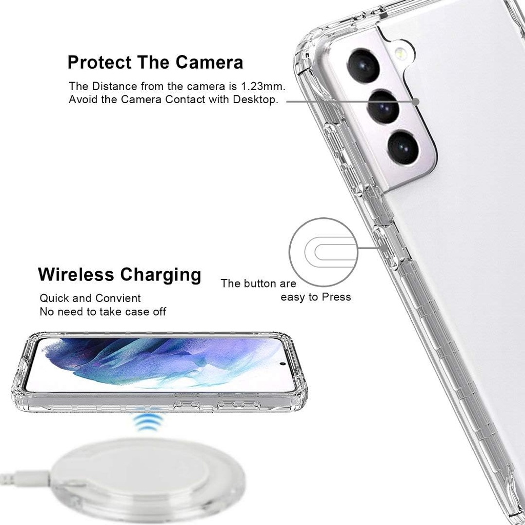 Samsung Galaxy S21 FE 5G / Forro 360 Transparente