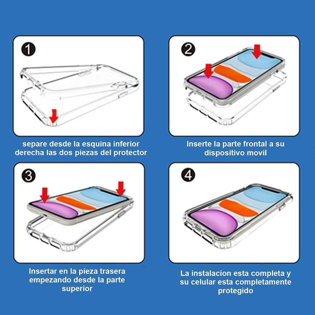 Samsung Galaxy A53 5G / Forro 360 Transparente