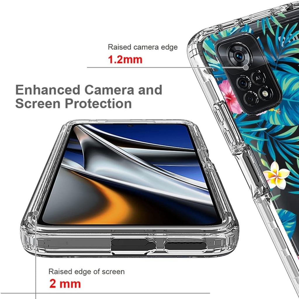 Xiaomi Poco X4 Pro 5G / Forro Estampado Doble Capa