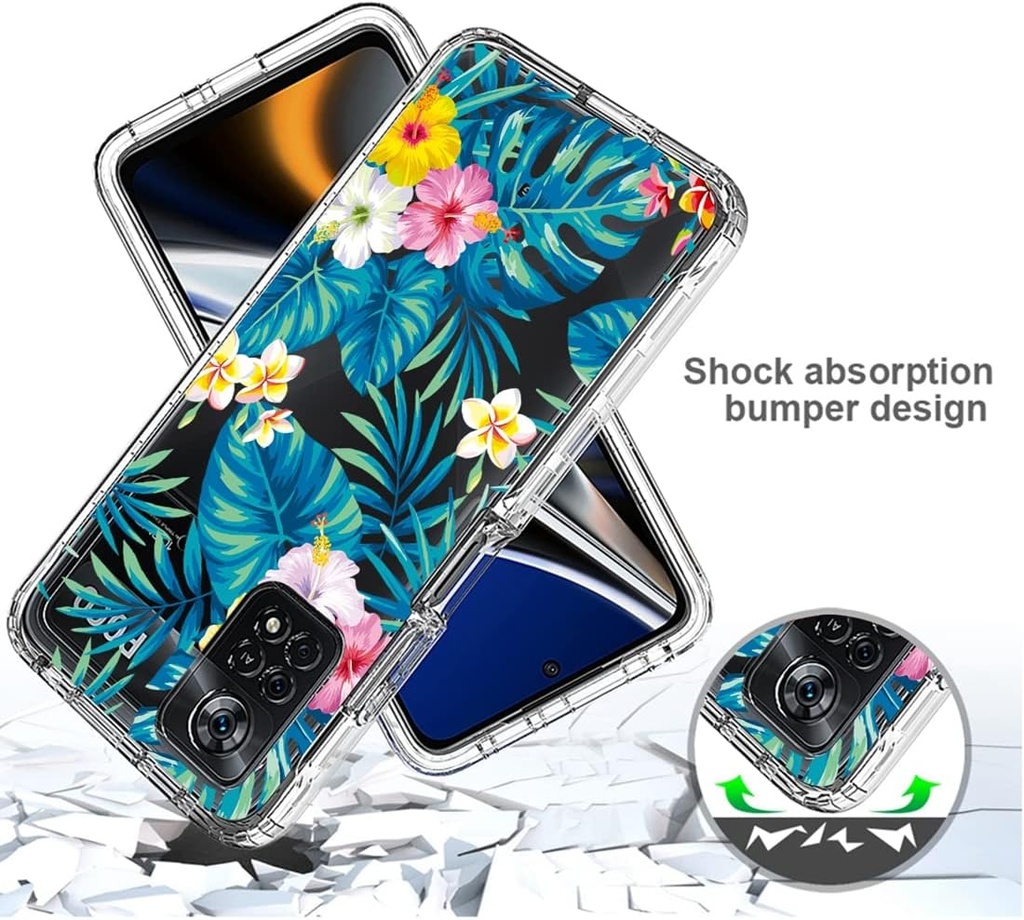 Xiaomi Poco X4 Pro 5G / Forro Estampado Doble Capa