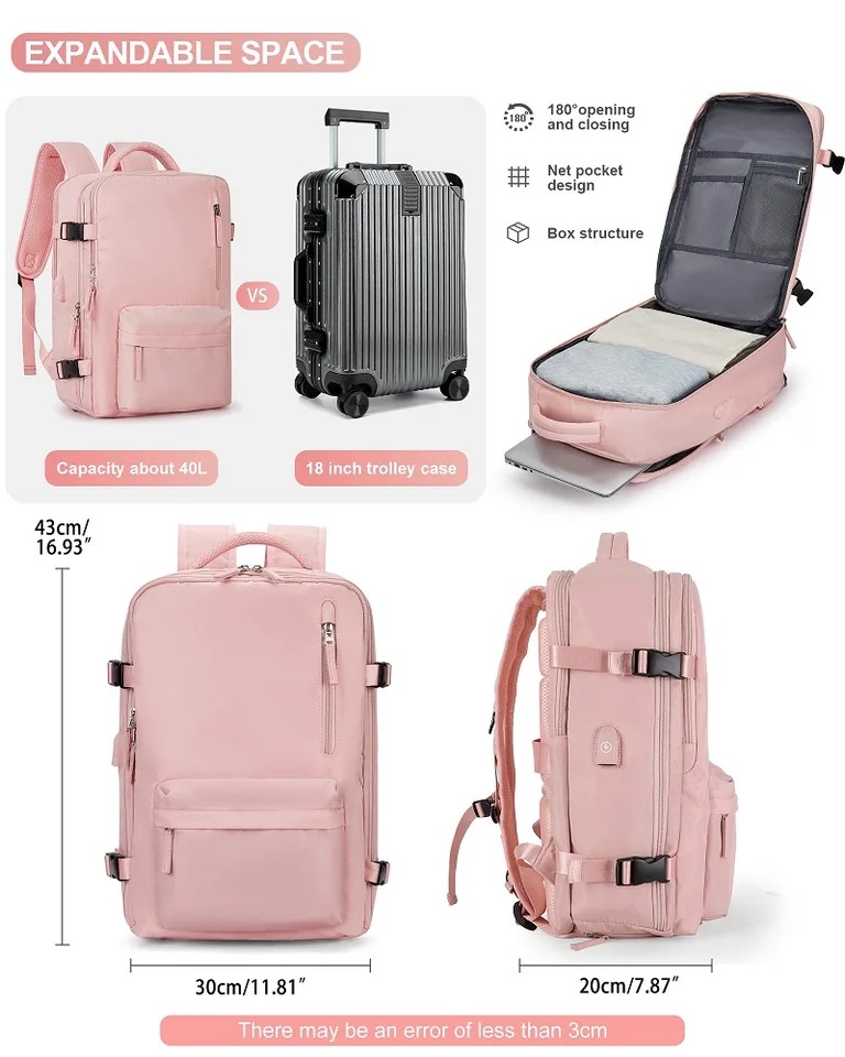 Bolso Nylon de Espalda Viajero / Deportivo / Senderismo / Modelo V1