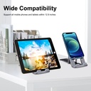 HAWEEL / Base Stand METALICA Retraible para Telefono y Tableta
