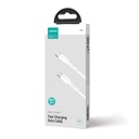 Cable 6 Amp, 3.0 USB-C / Type-C, Color Blanco, Carga Rapida y Datos / 2 Metros