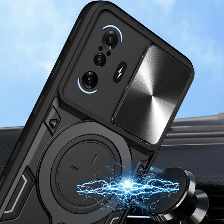 Xiaomi Redmi K40 Gaming / Negro / Forro Anillo Magnetico