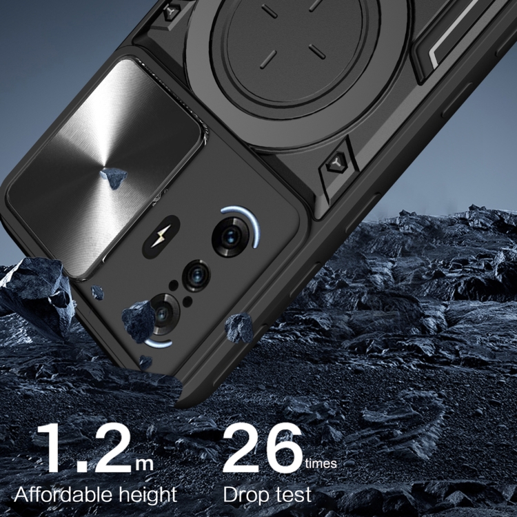 Xiaomi Redmi K40 Gaming / Negro / Forro Anillo Magnetico