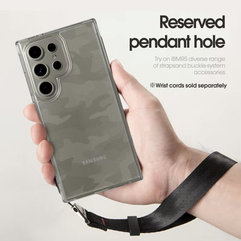 iPhone 16 Pro Max /  Forro Ibmrs Transparente Camuflaje