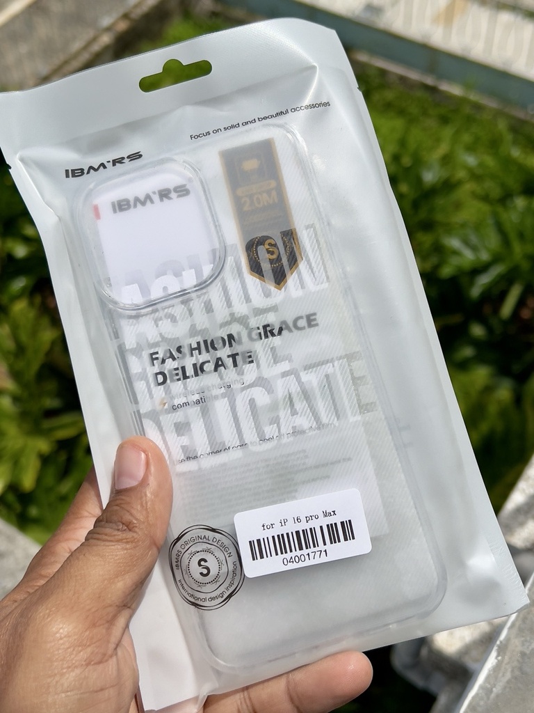 iPhone 16 Pro Max /  Forro Ibmrs Transparente Camuflaje