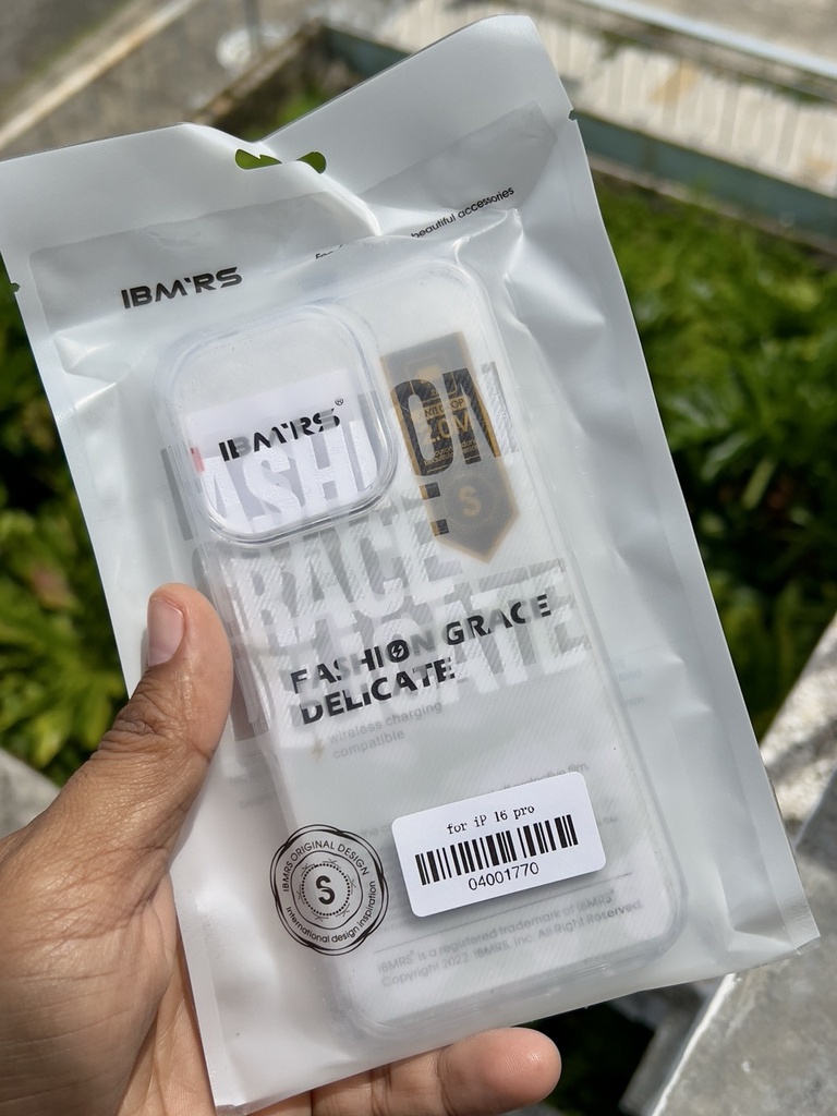 iPhone 16 Pro /  Forro Ibmrs Transparente Camuflaje