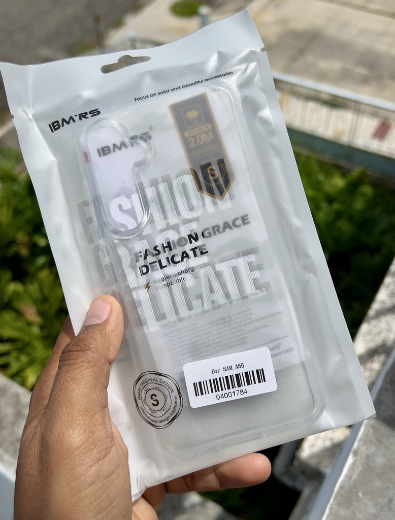 Samsung Galaxy A55 5G /  Forro Ibmrs Transparente Camuflaje