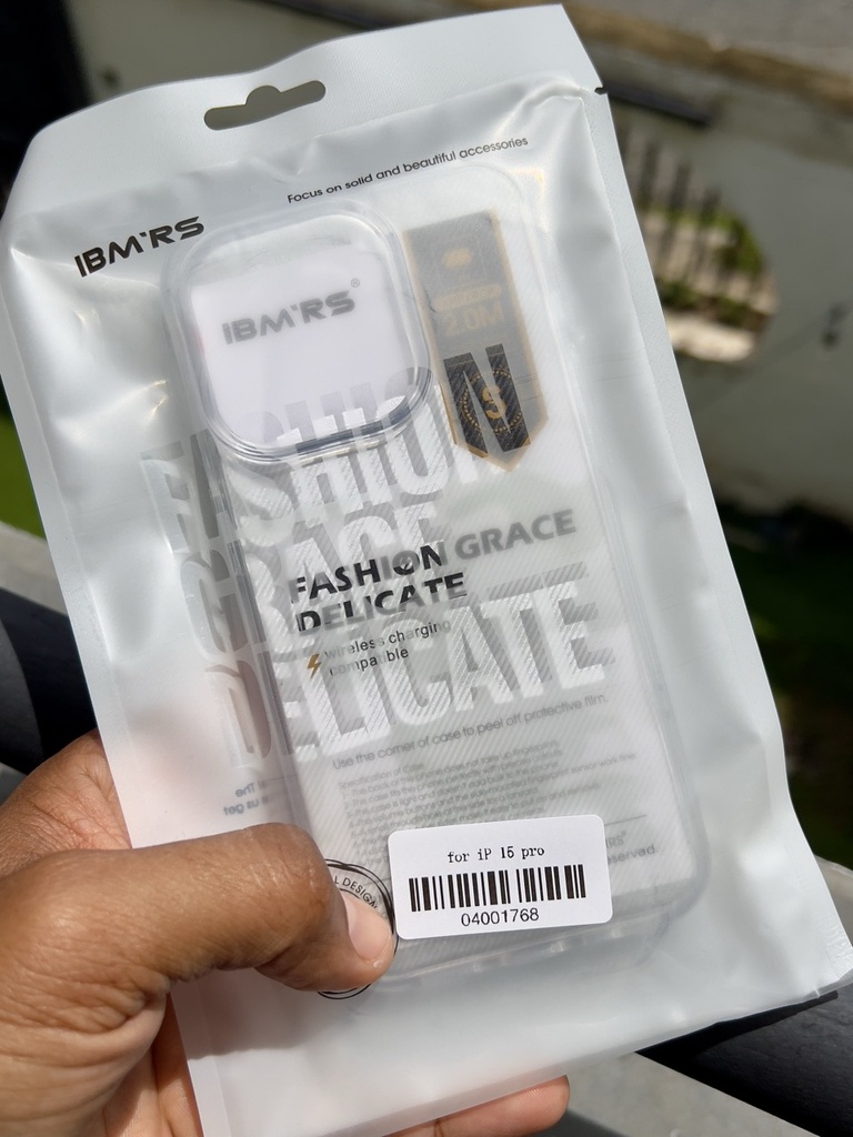 iPhone 15 Pro /  Forro Ibmrs Transparente Camuflaje