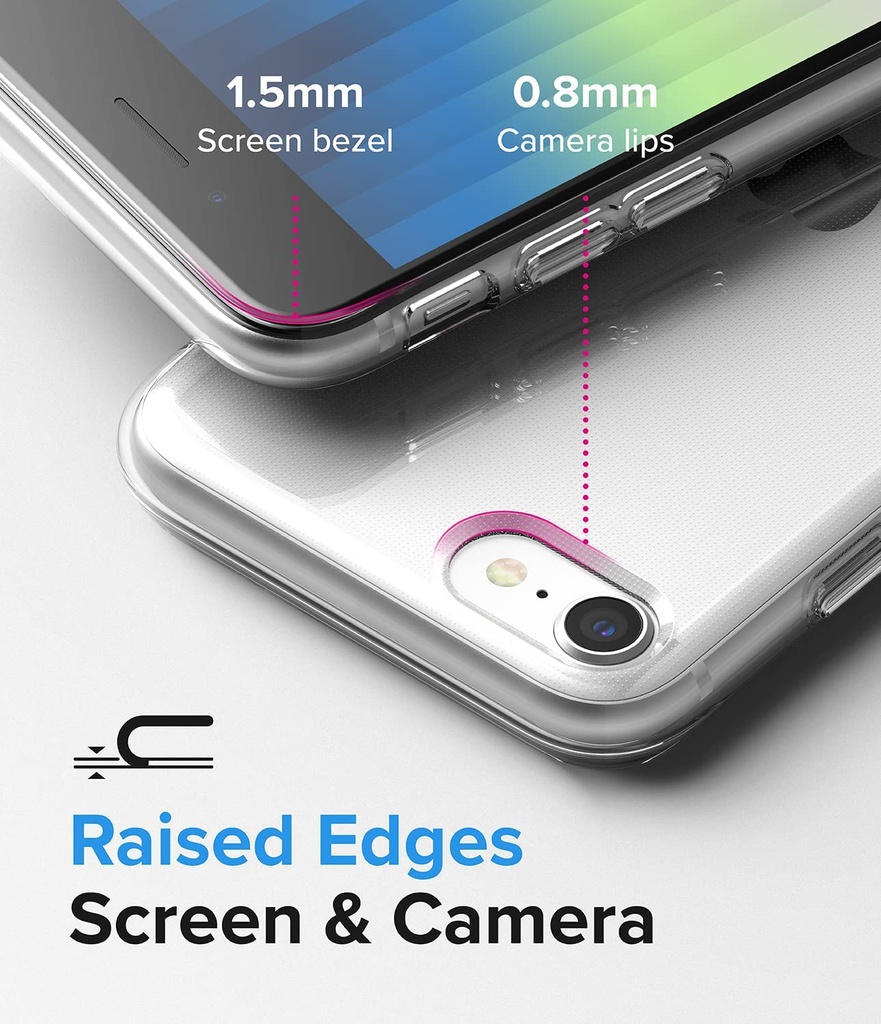 Forro Antigolpes Ringke Air Iphone 7 / Iphone 8 / Iphone SE 2020 / IPhone SE 2022 / IPhone SE 5G (3rd Generation, 2022), IPhone SE 3 Transparente