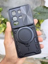 Infinix Note 50 Pro 4G /  Forro Anillo Metalico / Negro