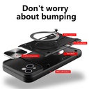 Iphone 15 /  Forro Anillo Magnetico / Negro