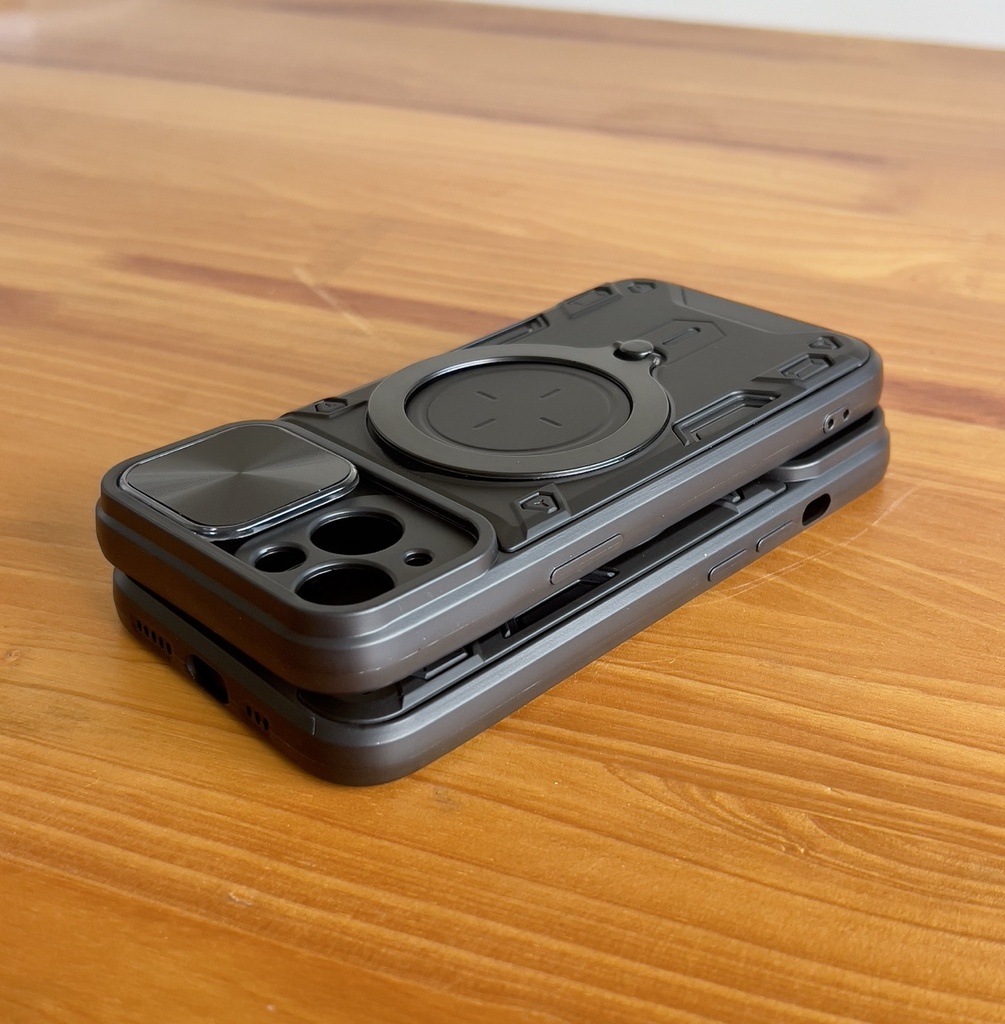 Iphone 15 /  Forro Anillo Magnetico / Negro