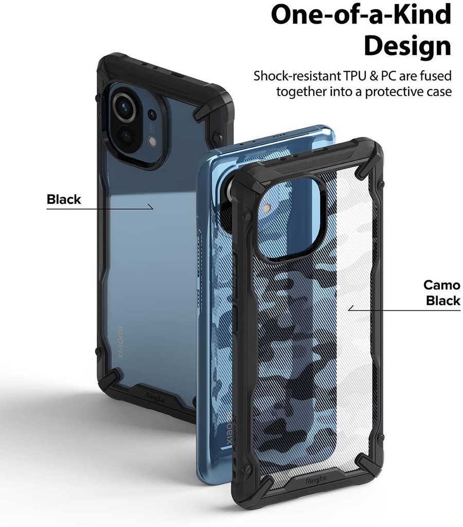 Forro Antigolpes Ringke Fusion X Xiaomi Mi 11 Camuflaje