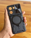 Xiaomi Poco X7 Pro / Redmi Turbo 4 / Forro Anillo Metalico / Negro